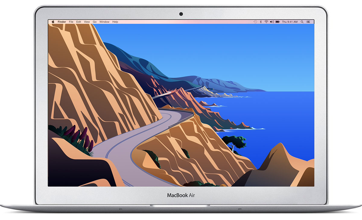 Macbook Air de 13.3″ con procesador Intel i7 de 2.2Ghz y 121GB de Almacenamiento Flash, 8GB Ram. 204 Ciclos de Batería.