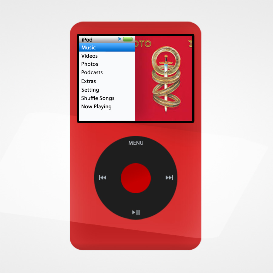 iPod de 5th Generación con 128GB de Almacenamiento de Estado Sólido y Batería nueva de 3.000mAh.
