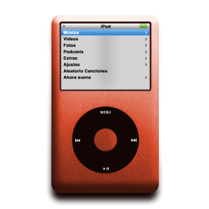 iPod Orange / Silver con 128GB de Almacenamiento y Batería de 2.000mAh