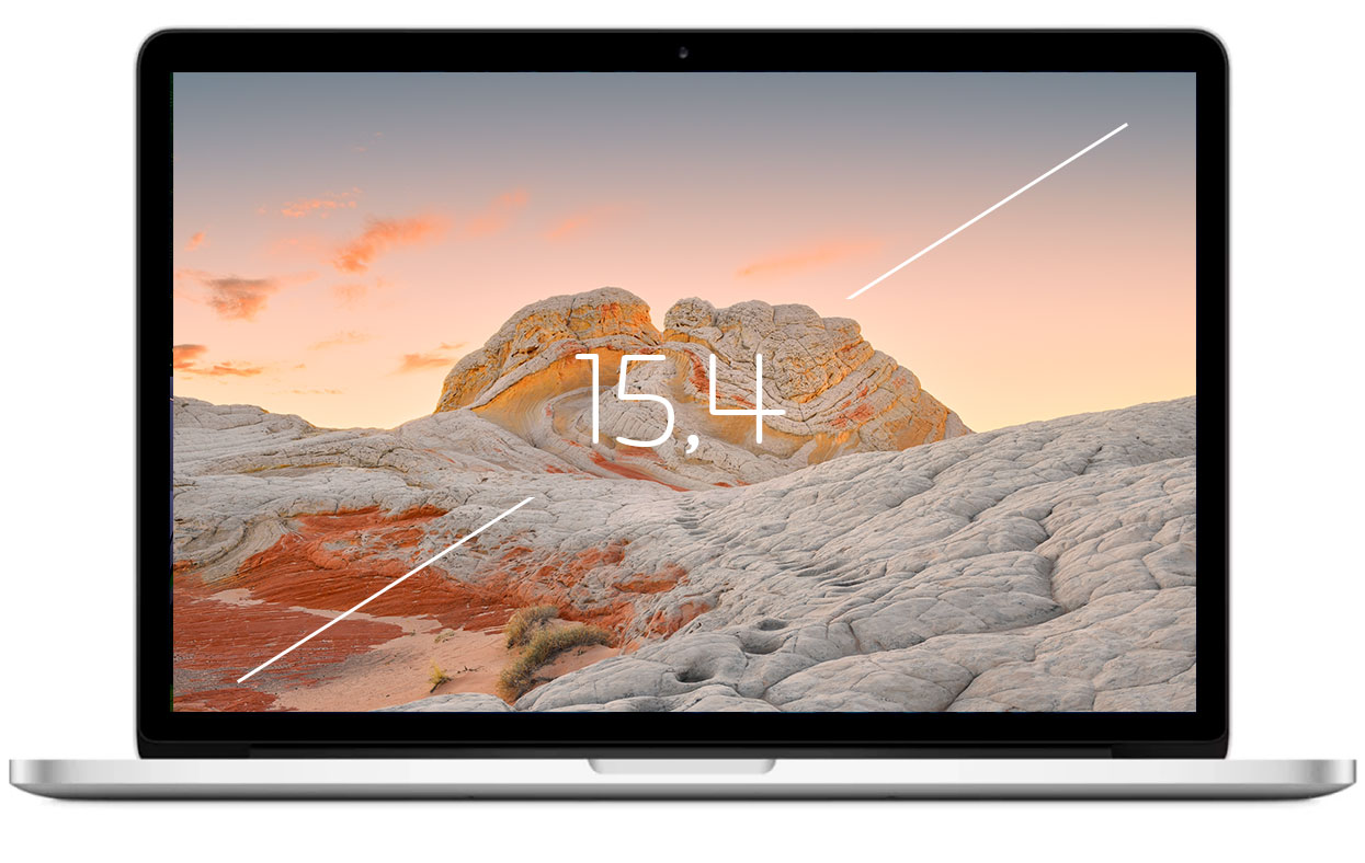 Macbook Pro de 15.4″ con procesador Intel i7 de 2.2Ghz y 251GB de Almacenamiento Flash, 16GB de RAM. Batería Nueva.