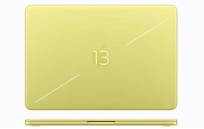 Macbook Neo de 13.3″ con 512 GB Magic Keyboard con Touch ID. Amarillo Cítrico.